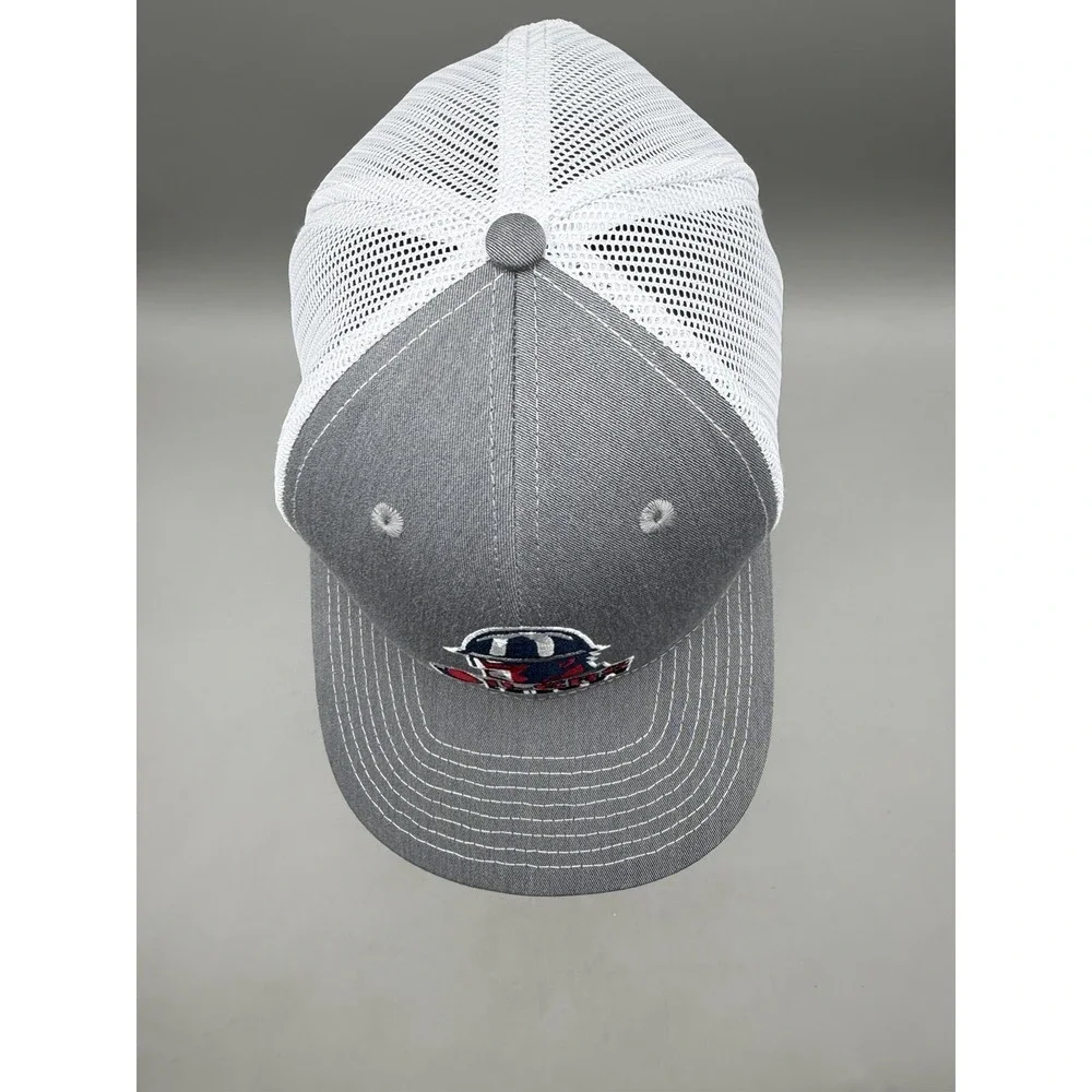 ECHL Tulsa Oilers Hockey Hat Gray White Adjustable NWT